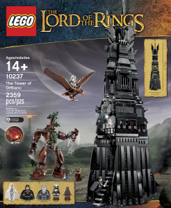 Here's the 2,359 piece LEGO set of the Tower of Orthanc