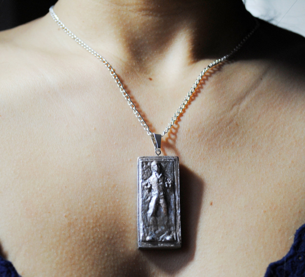 Han Solo Frozen in Carbonite Necklace