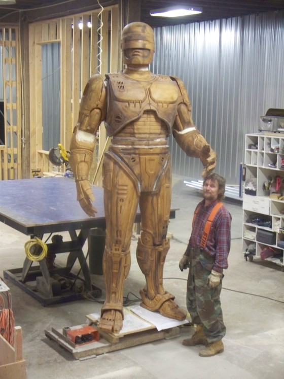RoboCop Statue Pre-production Scale