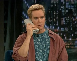 Saved by the Bell Zack Morris giant phone on Jimmy Fallon