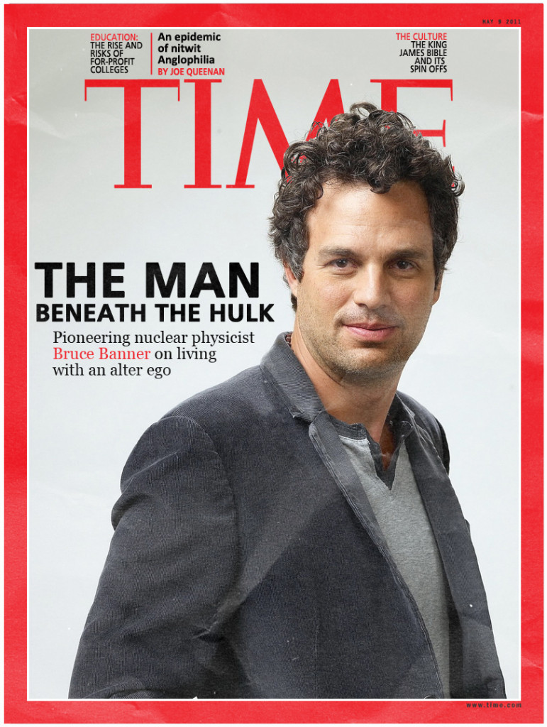 Bruce Banner Time Magazine cover