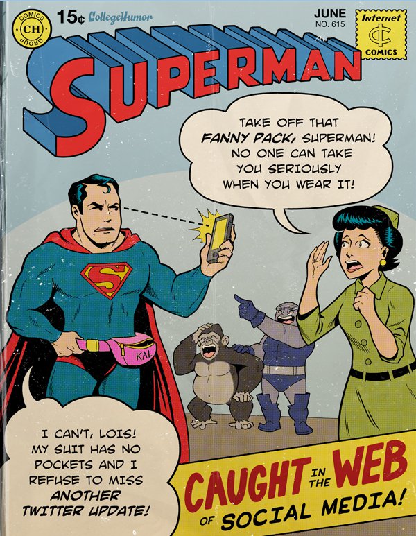 Modern Superman Social Media