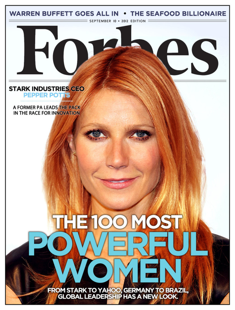 Pepper Potts Forbes cover