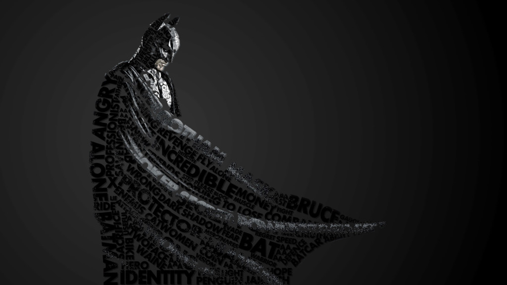 The Dark Knight Typography
