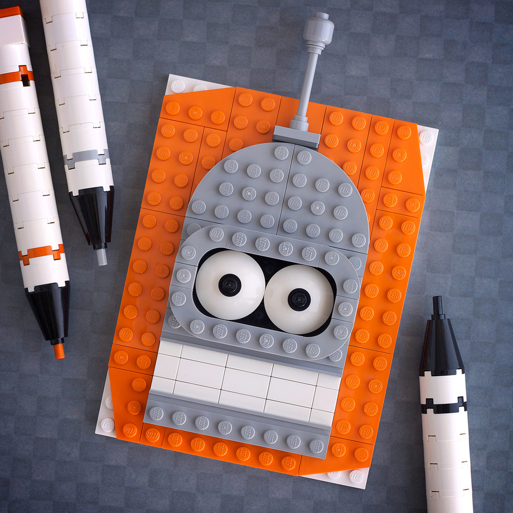 LEGO Bender from Futurama