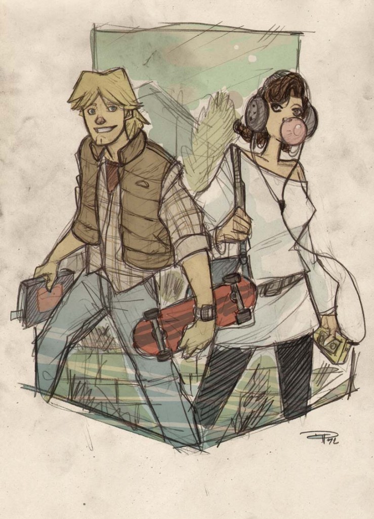 Luke and Leia