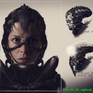 Neill Blomkamp Alien Movie  Alien Exo Suit Ripley