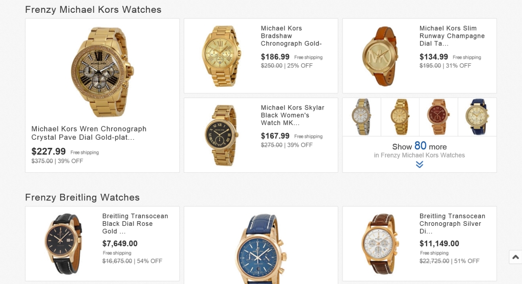 Year end Ebay deal frenzy watches.