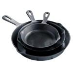 3-Piece Basic Essentials Cast Iron Fry Pan Set $12 at Sears