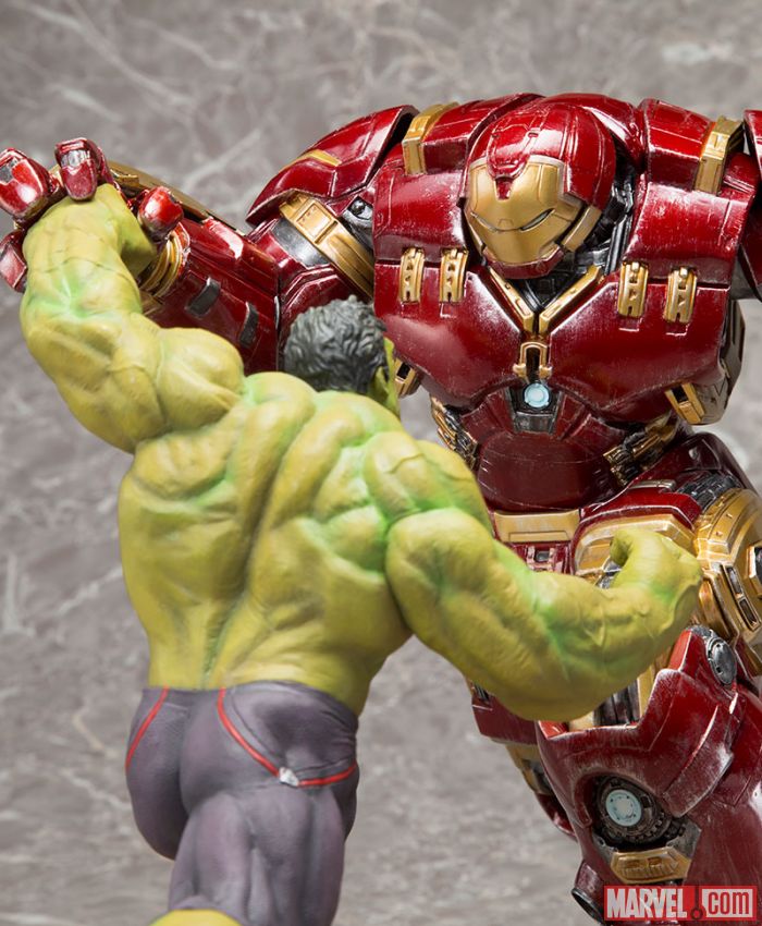 Kotobukiya Marvel's Avengers: Age of Ultron Figure Hulk vs. Hulkbuster Iron Man