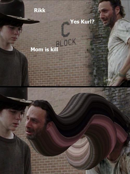 The Walking Dead Carl Lori Rick Meme